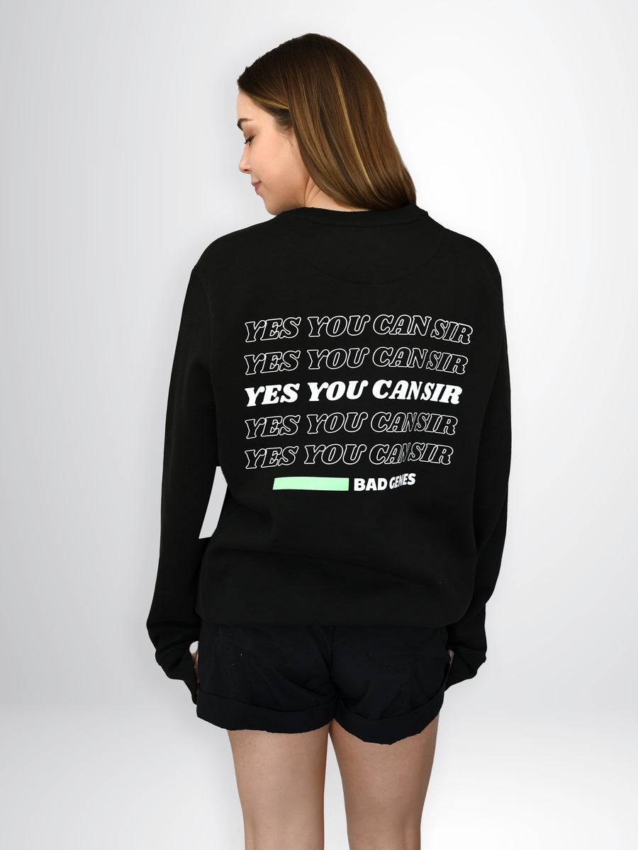 Yes You Can Sir Crewneck – Bad Genes